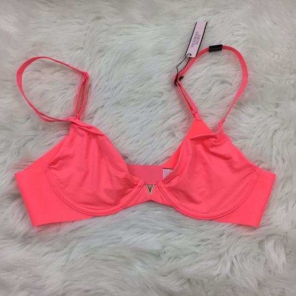 Victoria's Secret Other - 🇺🇸Victoria's Secret Neon Pink Unlined Plunge Bra